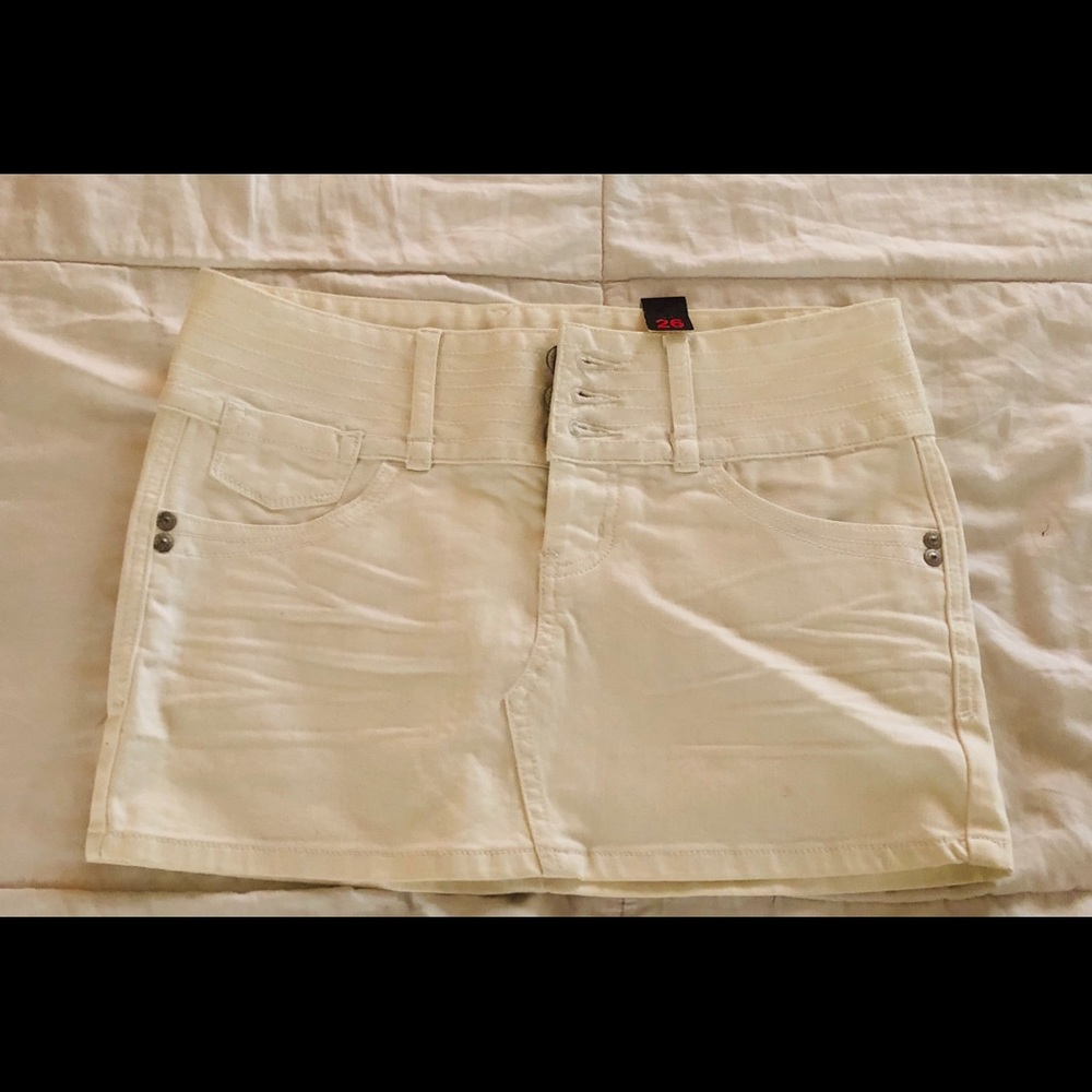 Amazing denim mini skirt New